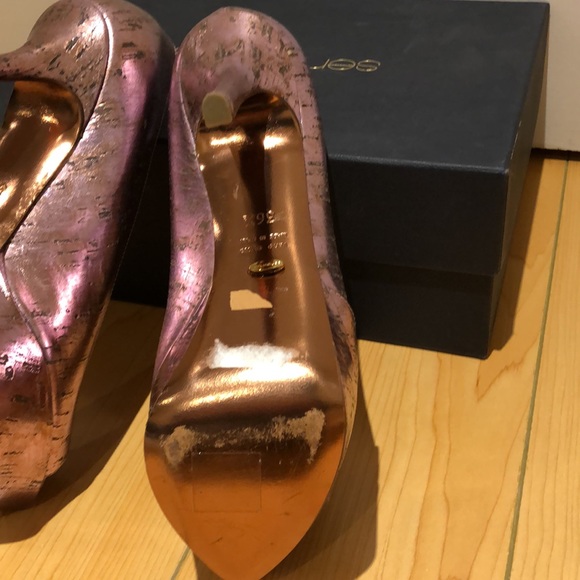 Sergio Rossi pink pumps size 36.5 new in box - Picture 6 of 8
